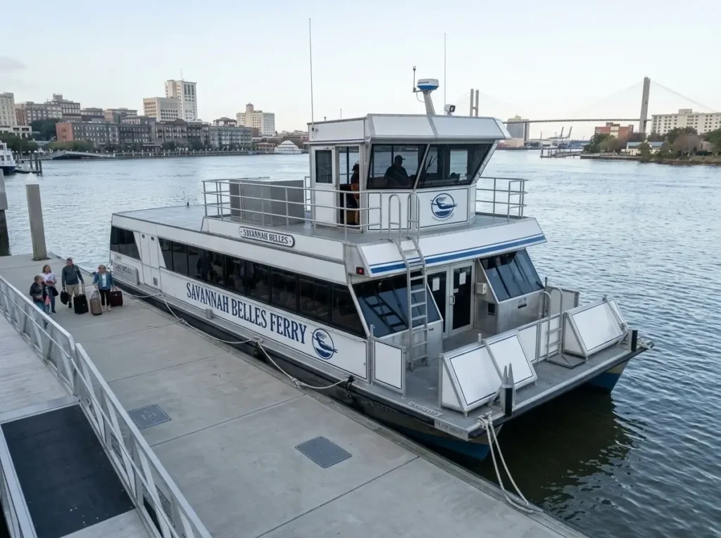savannah river ferry schedule
