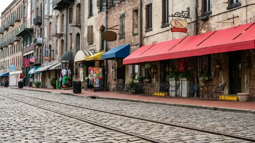 savannah river walk shops