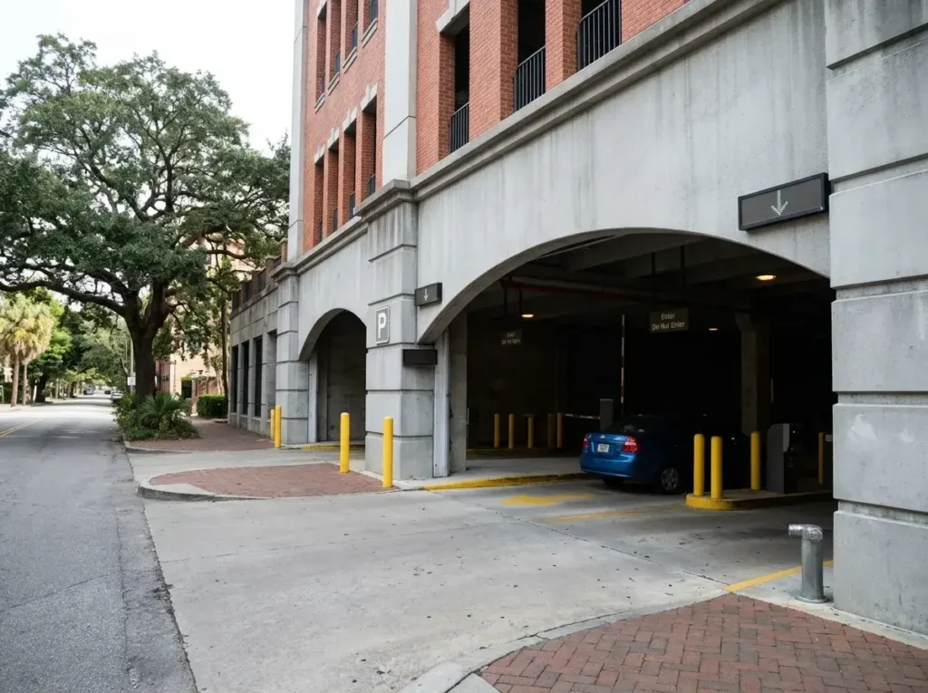 parking garage savannah