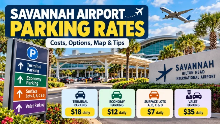 parking rates at savannah airport